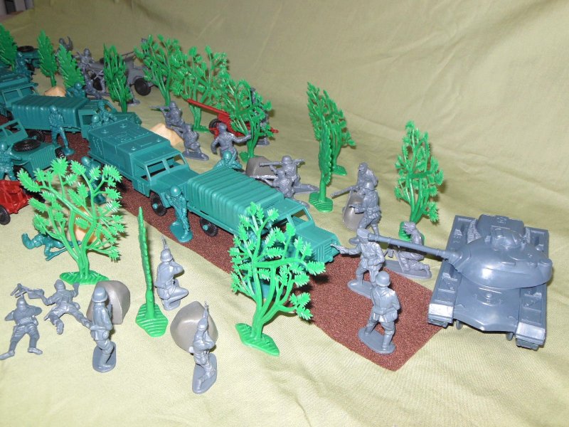 German Tank Blocks The Express!