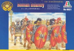 Italeri 1/72nd Scale Ancient Roman Infantry Plastic Figures Set 6021