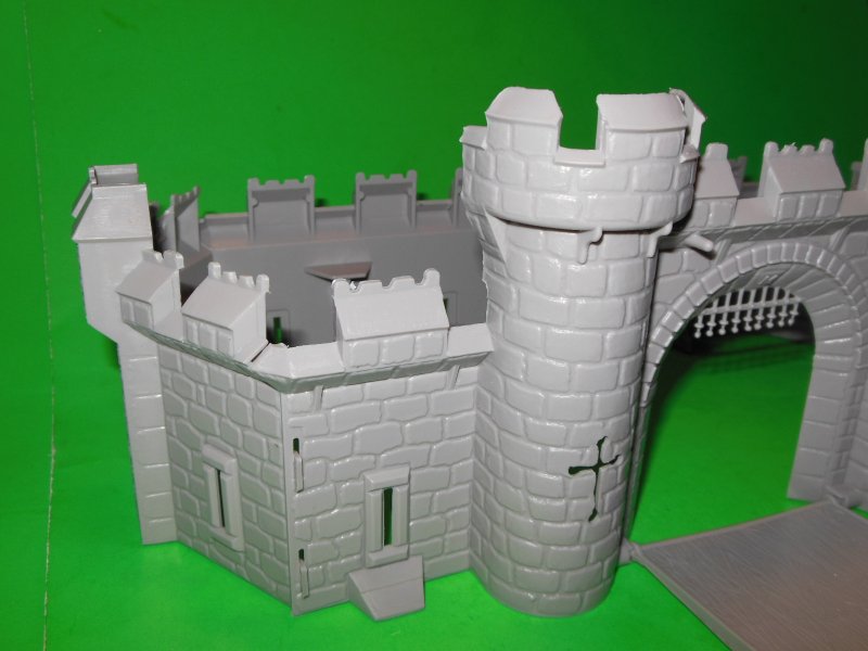 plastic toy castle