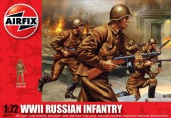 Airfix 1/72nd Scale WWII Plastic Russian Infantry Figures Set