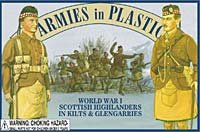 Armies In Plastic WWI Scottish Highlanders in Kilts & Glengarries 5407