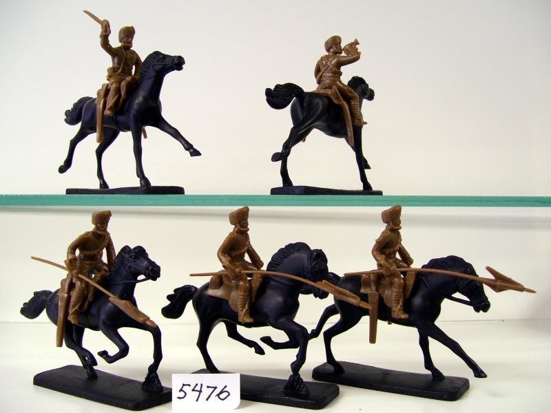 ARMIES IN PLASTIC 5540 WWI 1914-18 British Cavalry Lancers OD GREEN FREE SHIP 