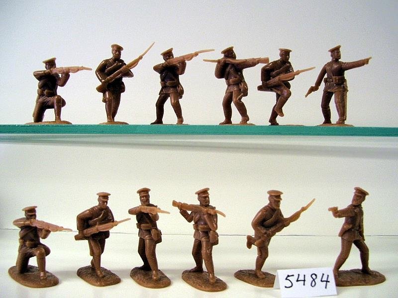 World War One Great War 1/32 toy soldiers Publius German Army vs Russian Army 