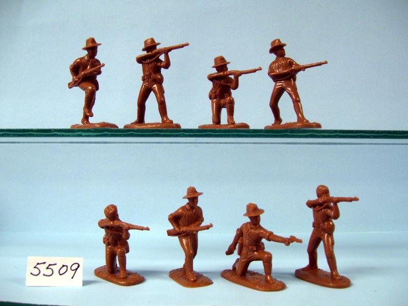 Armies in Plastic Boxer Rebellion #1 Chinese & US Marine Infantry Cavalry 54mm 