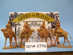 Armies In Plastic Mounted British Infantry Camel Corps Set 5592