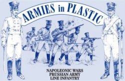 Armies in Plastic Napoleonic Wars Prussian Army Set #5887-1/32 Scale 54mm 