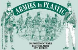 Armies In Plastic Napoleonic Wars British Army 95th Rifles Set 5503