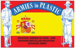 Armies In Plastic Spanish American War 1898 Spanish Infantry Set 5612