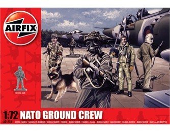 Image 0 of Airfix 1/72nd Scale Modern NATO Ground Crew Plastic Soldiers Set