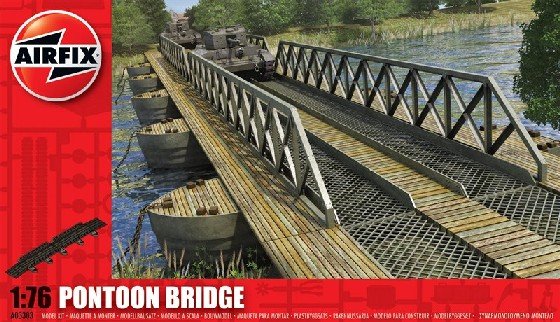 Image 0 of Airfix 1/72nd Scale Pontoon Bridge Plastic Playset