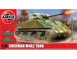 Airfix 1/72nd Scale WWII M4 Sherman MK1 Tank Plastic Model Kit