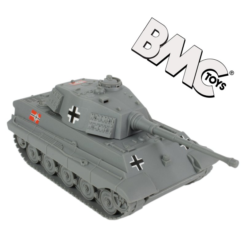 Image 0 of BMC World War II Plastic German Grey Tiger Tank