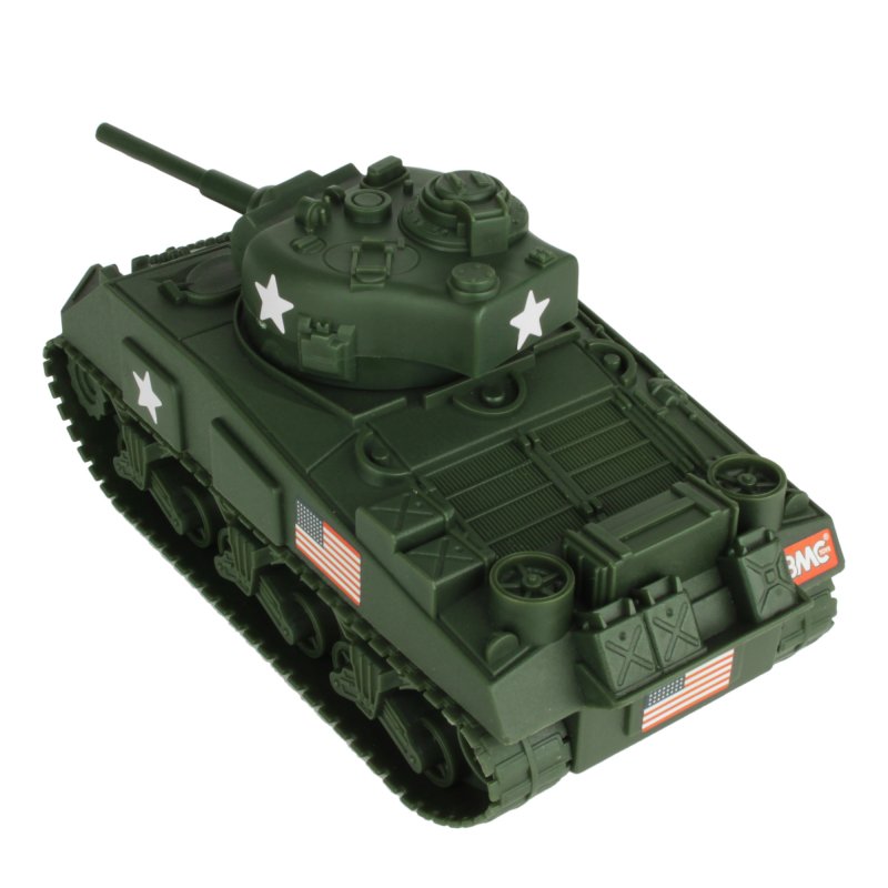 Image 1 of BMC World War II Plastic US Army Sherman Tank