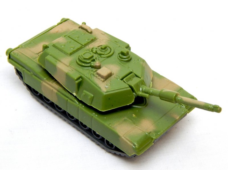 Image 0 of Hard Plastic Green Camo M1A1 Abrams Style Tank