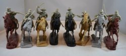 TSSD American Civil War Mounted Cavalry Plastic Soldiers Set 10 