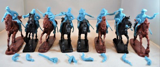 Image 0 of TSSD American Civil War Cavalry Figures Plastic Soldiers Set 24