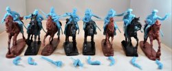 TSSD American Civil War Cavalry Figures Plastic Soldiers Set 24