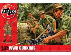 1/32nd Scale Airfix World War II Gurkhas Infantry Figures Set