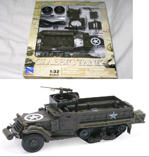  Tank/Half-Track (Qty 1, Style Varies) : Toys & Games