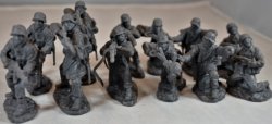 TSSD 1/32nd Scale World War II German Elite Troops Plastic Soldiers Set