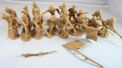 TSSD 1/32nd Scale World War II U.S. Marines Plastic Soldiers Set