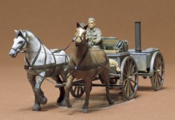 Tamiya 1/35 German Horse Drawn Field Kitchen w/Figure Plastic Model Kit 35103