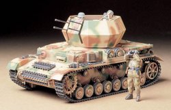 Tamiya 1/35 German Flakpanzer IV Wirbelwind Tank Plastic Model Kit 35233