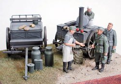 Tamiya 1/35 German Field Kitchen Scenery Plastic Model Kit 35247