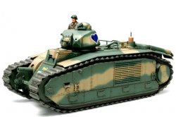 Tamiya 1/35 French Battle Tank Char B1bis w/75mm Gun Plastic Model Kit 35282