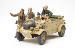 Tamiya 1/35 German Kubelwagen Type 82 w/5 Ramcke Paras Plastic Model Kit 35304