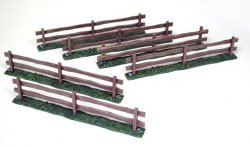 Pegasus Multi-Scale for 1/72-1/32 Wooden Fences Painted 5201