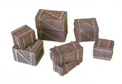 Pegasus Multi-Scale for 1/72-1/32 Wooden Boxes & Crates Painted 5212