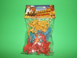 Billy V Western Plastic Indians Set 42001