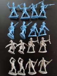 TSSD 1/32 Alamo Hand-to-Hand Combat Texan & Mexican Figures Playset #25