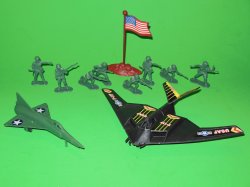 Stealth And Jet Fighter Soldiers Plastic Combat Set 76805