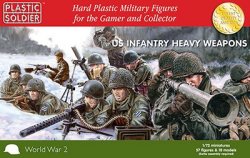 Plastic Soldier Co 1/72 WWII US Infantry (57) w/ Heavy Weapons