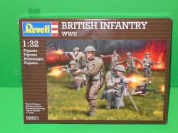 Revell 1/32nd Scale WWII British Soldiers Set 2631