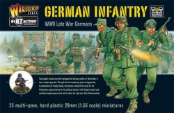 Warlord Games 28mm Bolt Action: WWII Late War German Infantry (25) (Plastic)