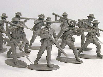 A Call To Arms Plastic 1 32 American Civil War Confederate Infantry 16