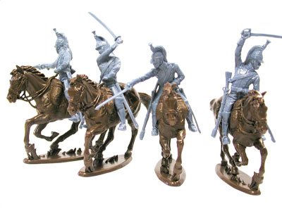 French Dragoons 4 figures on horseback 1:32 3220 A Call to Arms 
