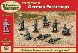 Valiant Miniatures 1/72 WWII German Paratroops (24)