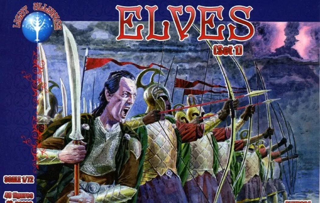 Dark Alliance 1/72 Elves Set #1 Figures (40)