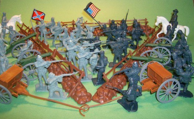 Image 0 of BMC 55pc ACW Plastic Soldiers Set