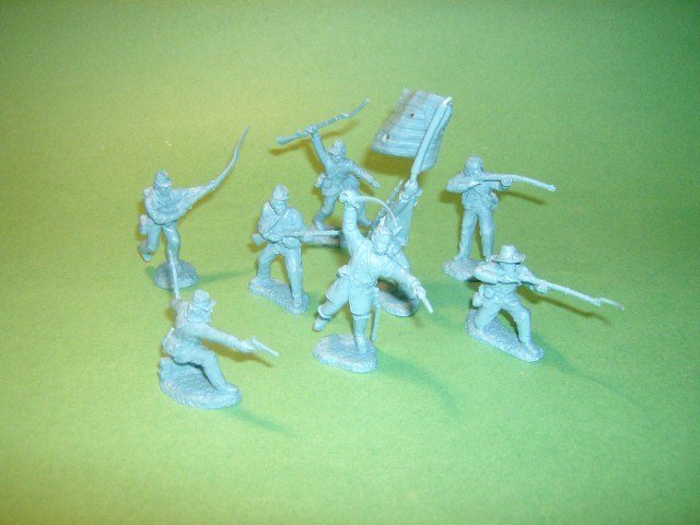 Image 0 of TSSD American Civil War Union Charging Line Plastic Soldiers Set 2