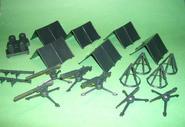 Image 0 of Marx Recast Training Center Plastic Camp Accessory Set