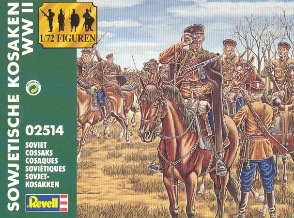 Image 0 of Revell 1/72nd Scale WWII Soviet Cossacks Plastic Soldiers Set