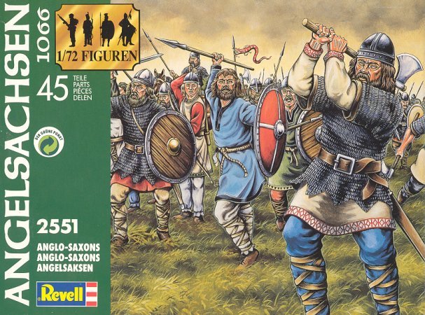 Image 0 of Revell 1/72nd Scale Medieval Anglo-Saxons Plastic Figures Set