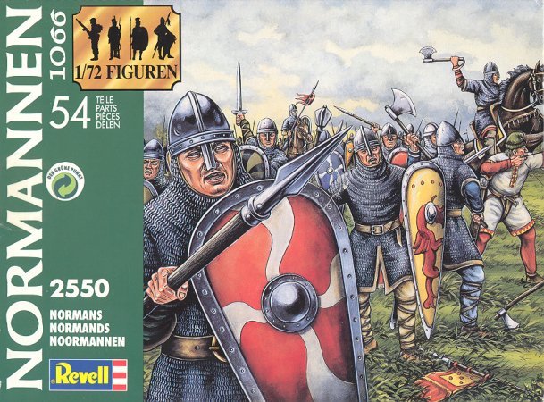 Image 0 of Revell 1/72nd Scale Medieval Norman Plastic Figures Set