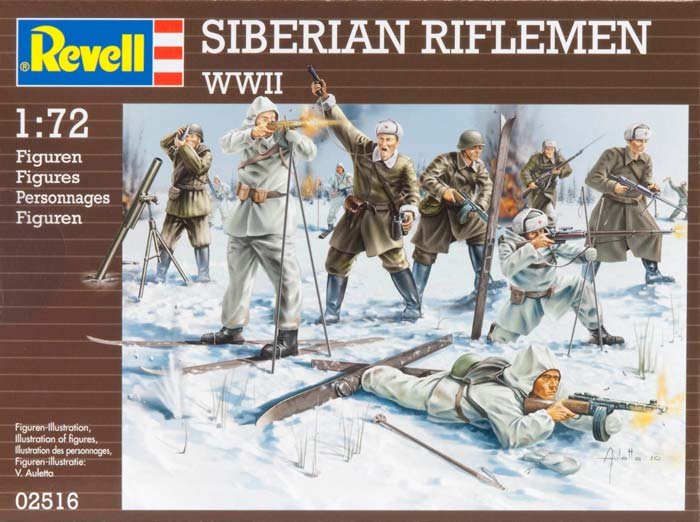 Image 0 of Revell 1/72 WWII Siberian Infantry (Winter) (41)