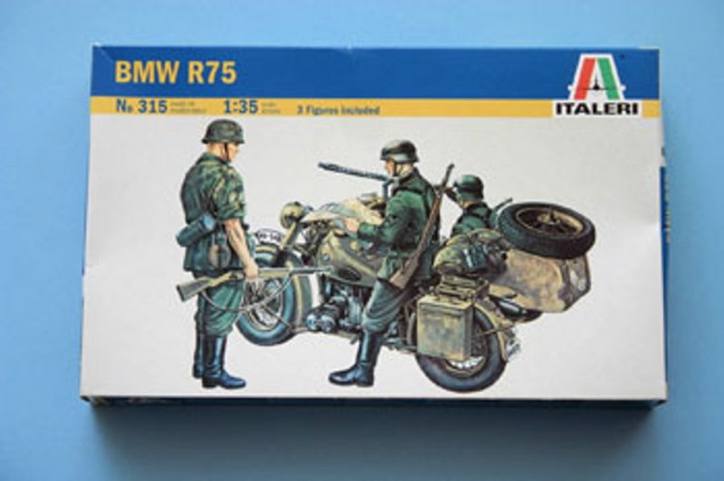 Image 0 of Italeri 1/35 BMW Motorcycle w/Sidecar